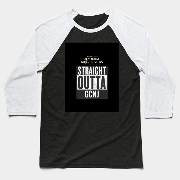 Straight outta GCNJ Baseball T-Shirt by GCNJ- Ghostbusters New Jersey
